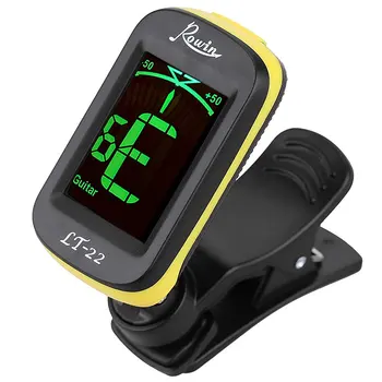 Rowin Mini Clip-On Automatic Digital Tone Style Tuner LCD for Acoustic Electric Guitar Bass Violin Ukulele Yellow
Rowin Mini Clip-On Automatic Digital Tone Style Tuner LCD for Acoustic Electric Guitar Bass Violin Ukulele Yellow