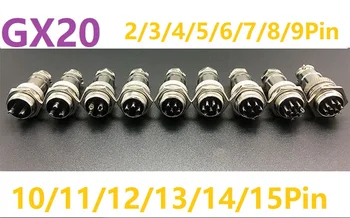 10Sets GX20 Male & Female 2/3/4/5/6/7/8/9/10/11/12/13/14/15Pin 20mm Wire Panel Connector Aviation Plug Circular Socket Plug 
10Sets GX20 Male & Female 2/3/4/5/6/7/8/9/10/11/12/13/14/15Pin 20mm Wire Panel Connector Aviation Plug Circular Socket Plug