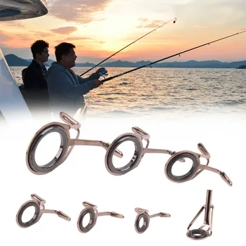 7 Size /set Wholesale Vintage Oval Fishing Tips Rod Guides Ring Stainless Pole Repair Kit Fishing Tools for fishing rod
7 Size /set Wholesale Vintage Oval Fishing Tips Rod Guides Ring Stainless Pole Repair Kit Fishing Tools for fishing rod