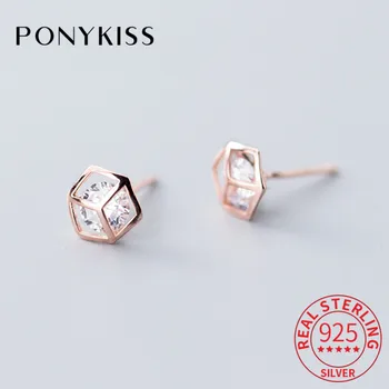 PONYKISS 100% 925 Sterling Silver Hollow Geometric Zircon Stud Earrings Women Party Elegant Delicate Accessory Fashion Fine Gift
PONYKISS 100% 925 Sterling Silver Hollow Geometric Zircon Stud Earrings Women Party Elegant Delicate Accessory Fashion Fine Gift