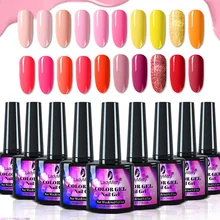 UV Gel Unha Polonês Cores LED UV Verniz para As Unhas Para Manicure 8 50 Puro ml Soak Off Esmalte Unha Polonês Gel Base E Top Cartilha Prego(China)