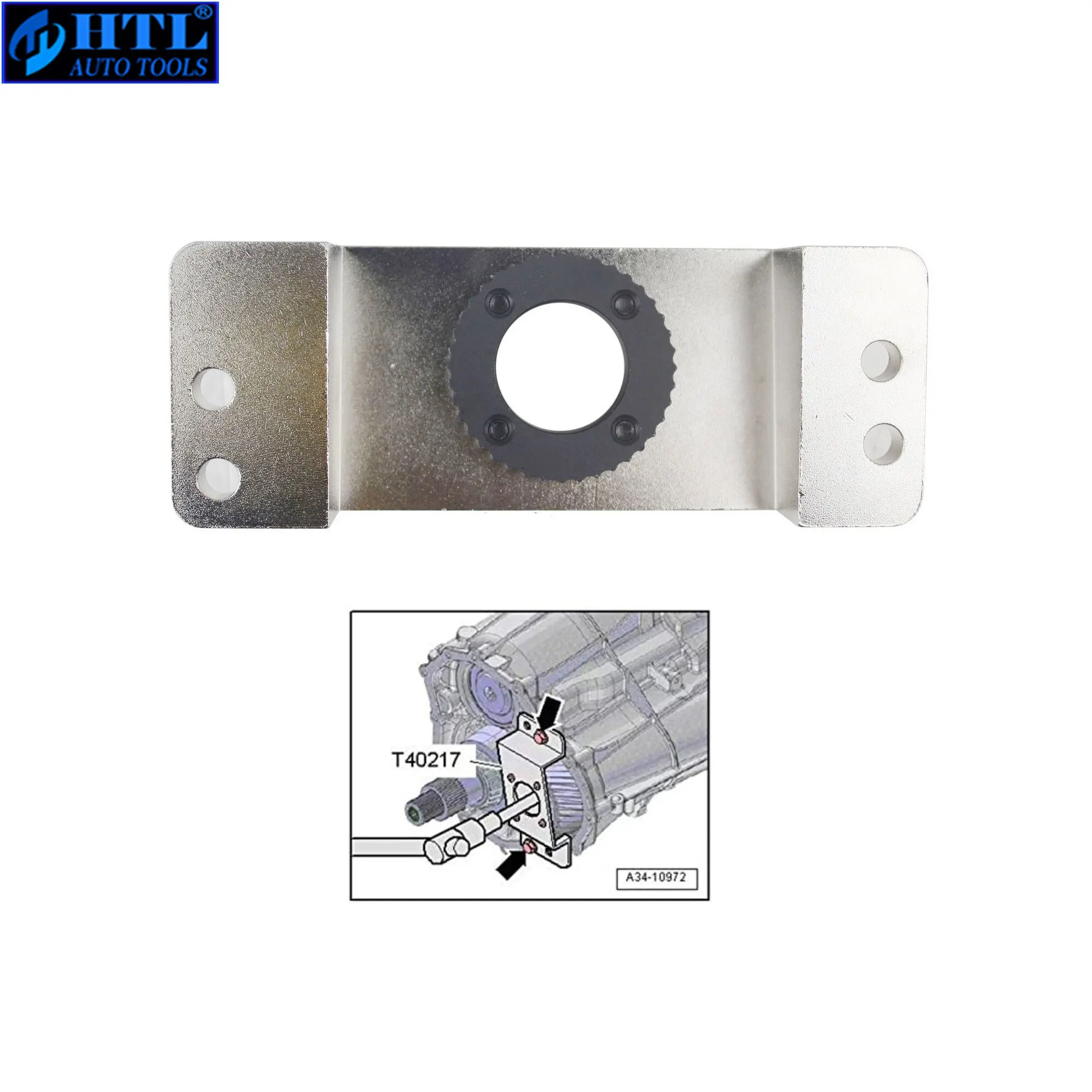 T40217 Gearbox Disassembly Tool Counterhold Tool T40217 Transmission Side Shaft 4WD 6-SpeedOB2 For Audi A4 A5 Q5
T40217 Gearbox Disassembly Tool Counterhold Tool T40217 Transmission Side Shaft 4WD 6-SpeedOB2 For Audi A4 A5 Q5