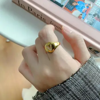 Amaiyllis 925 Sterling Silver Minimalist Irregular Cz Zircon Ring Index Finger Letter V Open Ring Gold Color For Women Jewelry
Amaiyllis 925 Sterling Silver Minimalist Irregular Cz Zircon Ring Index Finger Letter V Open Ring Gold Color For Women Jewelry