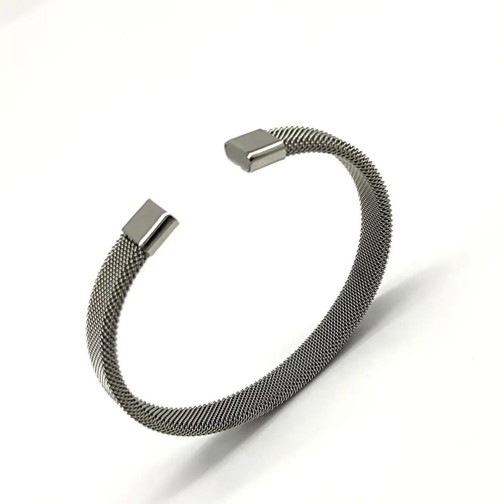 Somsoar Stainless Steel Silver Color Mesh Bracelet Wristband hand-made Mesh Bangles 10pcs/lot
Somsoar Stainless Steel Silver Color Mesh Bracelet Wristband hand-made Mesh Bangles 10pcs/lot