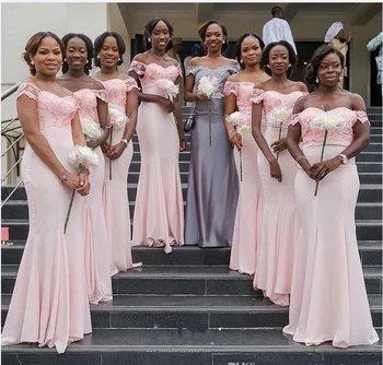 Pink Chiffon Off Shoulder Bridesmaid Dresses Lace Applique Wedding Guest Dress Long Bridesmaid
Pink Chiffon Off Shoulder Bridesmaid Dresses Lace Applique Wedding Guest Dress Long Bridesmaid