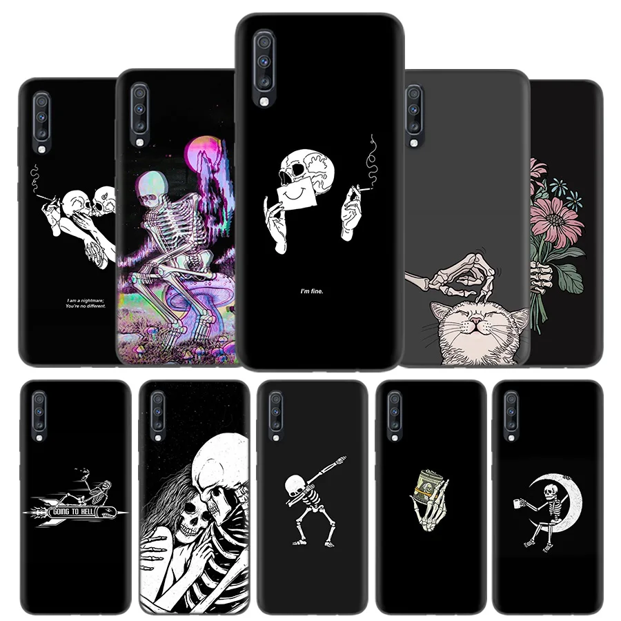Silicone Case Cover For Samsung Galaxy A50 A80 A70 A40 A30 A20 A20e A10 A9 A8 A7 A6 Note 8 9 10 Plus 2018 5G Skeletoff skeleton
Silicone Case Cover For Samsung Galaxy A50 A80 A70 A40 A30 A20 A20e A10 A9 A8 A7 A6 Note 8 9 10 Plus 2018 5G Skeletoff skeleton