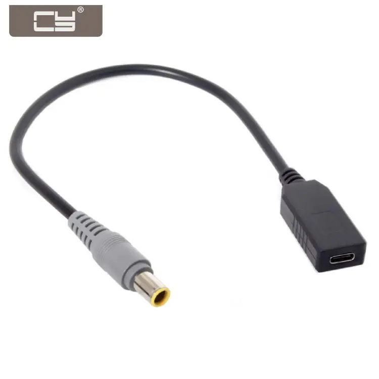 CYDZ USB 3.1 Type C USB-C to DC 20V 7.9*5.4mm Power Plug PD Emulator Trigger Charge Cable for Laptop
CYDZ USB 3.1 Type C USB-C to DC 20V 7.9*5.4mm Power Plug PD Emulator Trigger Charge Cable for Laptop