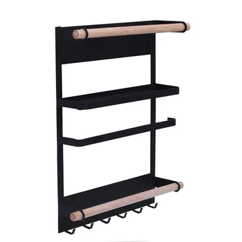 Kitchen Rack Fridge Magnetic Organizer -Design Paper Towel Holder, Rustproof Spice Jars Rack, Heavy-duty Refrigerator Shelf Stor
Kitchen Rack Fridge Magnetic Organizer -Design Paper Towel Holder, Rustproof Spice Jars Rack, Heavy-duty Refrigerator Shelf Stor