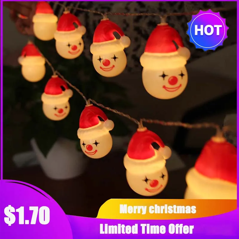 

Papai noel árvore de natal luz led string feliz natal decoração para casa 2021 ornamentos natal presentes ano novo navidad