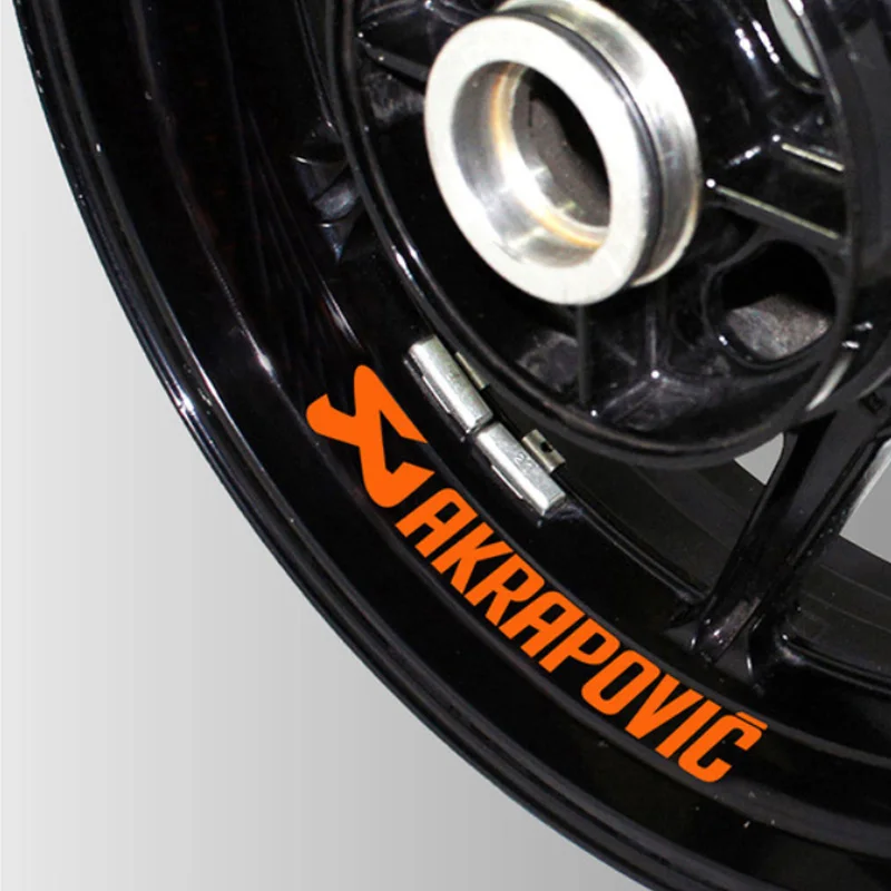 Motorcycle Reflective wheel Tire logo creative stickers rim inner Decorative waterproof decals for AKRAPOVIC akrapovic
Motorcycle Reflective wheel Tire logo creative stickers rim inner Decorative waterproof decals for AKRAPOVIC akrapovic