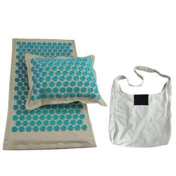 Nature Linen CoconutPalm Massage Yoga Mat sport Pillow Mat with Bag Lotus Spike Acupressure Mat Cushion Massage Cushion Set
Nature Linen CoconutPalm Massage Yoga Mat sport Pillow Mat with Bag Lotus Spike Acupressure Mat Cushion Massage Cushion Set