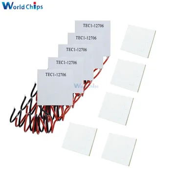 10pcs TEC1-12706 12V 60W Heatsink Thermoelectric Cooler Cooling Peltier Plate Module With Insulation Cotton Washer
10pcs TEC1-12706 12V 60W Heatsink Thermoelectric Cooler Cooling Peltier Plate Module With Insulation Cotton Washer