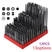 12PCS 50/75/100mm Screwdriver Bit Set Screwdriver Bit With Magnetic S2 Alloy Steel Electric 1/4" Hex Shake Screwdriver Bit Tool
12PCS 50/75/100mm Screwdriver Bit Set Screwdriver Bit With Magnetic S2 Alloy Steel Electric 1/4" Hex Shake Screwdriver Bit Tool