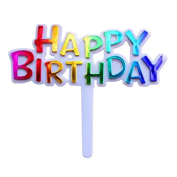 50PCS Birthday Cake Toppers Colorful Plastic Happy Birthday Cake Toppers Cupcake Muffin Food Fruit Picks For Birthday Party
50PCS Birthday Cake Toppers Colorful Plastic Happy Birthday Cake Toppers Cupcake Muffin Food Fruit Picks For Birthday Party
