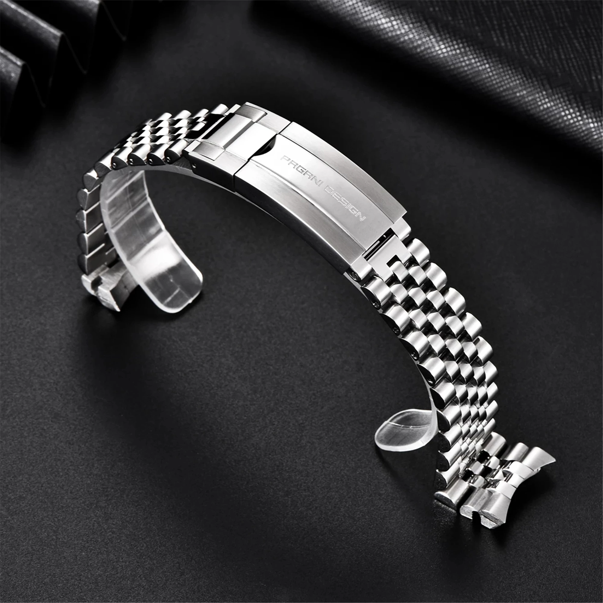 PAGANI DESIGN Original For PD1644,PD1662.PD1651 Watch 316L Stainless Steel Band Strap Jubilee bracelet width 20MM, length 220MM 
PAGANI DESIGN Original For PD1644,PD1662.PD1651 Watch 316L Stainless Steel Band Strap Jubilee bracelet width 20MM, length 220MM