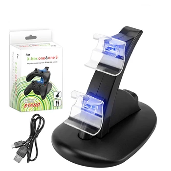 Gamepad Controller Charging Dock For Xbox One with LED Light Dual USB Wireless Charger Stand Station Base Cradle For Xbox One
Gamepad Controller Charging Dock For Xbox One with LED Light Dual USB Wireless Charger Stand Station Base Cradle For Xbox One