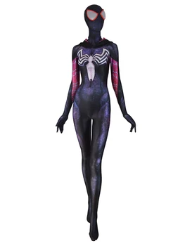 Venom Spidergirl Gwenom Cosplay Costume Hooded Zentai Venom Symbiote Spider Gwen Stacy Zentai Suit Spiderman Superhero Costume
Venom Spidergirl Gwenom Cosplay Costume Hooded Zentai Venom Symbiote Spider Gwen Stacy Zentai Suit Spiderman Superhero Costume