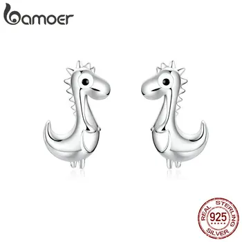 bamoer Silver 925 Dinosaur Stud Earrings for Women 925 Sterling Silver Cute Animal Ear Pins Fine Jewelry Bijoux Brincos SCE874
bamoer Silver 925 Dinosaur Stud Earrings for Women 925 Sterling Silver Cute Animal Ear Pins Fine Jewelry Bijoux Brincos SCE874