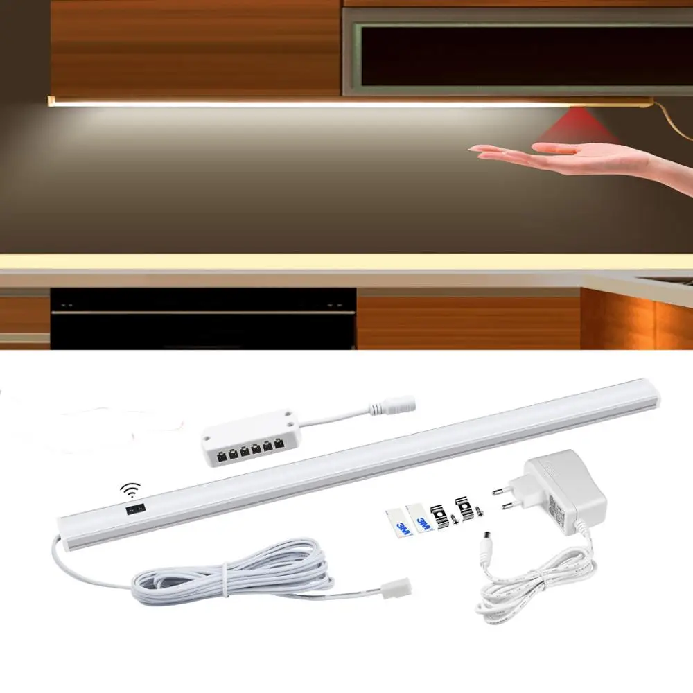12V Motion Sensor Hand Sweep night lamp Wireless Hand wave scanning Detector Automatic On/Off Kitchen Cabinet wardrobe lighting
12V Motion Sensor Hand Sweep night lamp Wireless Hand wave scanning Detector Automatic On/Off Kitchen Cabinet wardrobe lighting