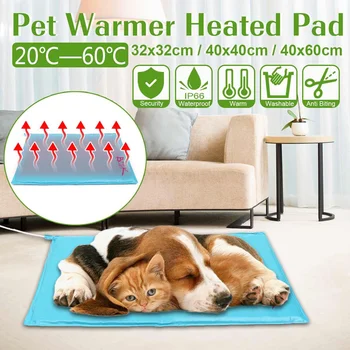 S/M/L 20W Dog Cat Electric Heat Pad Temperature Adjustable Pet Bed Blanket Puppy Bunny Heater Mat Autumn Winter Cushion
S/M/L 20W Dog Cat Electric Heat Pad Temperature Adjustable Pet Bed Blanket Puppy Bunny Heater Mat Autumn Winter Cushion
