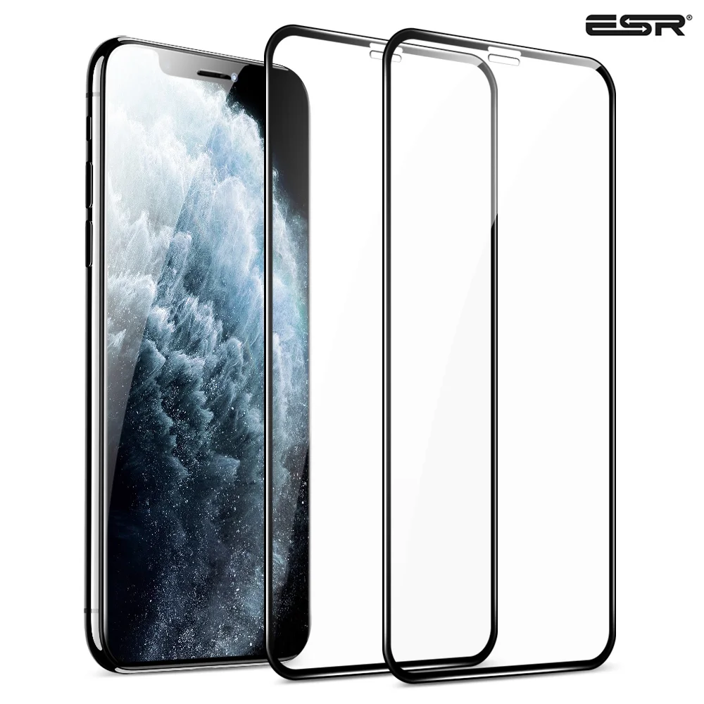 ESR 2pcs Screen Protector for iPhone 11 Pro X XS XR XS Max 3D Full Coverage Easy Install Clear Premium Protective Tempered Glass
ESR 2pcs Screen Protector for iPhone 11 Pro X XS XR XS Max 3D Full Coverage Easy Install Clear Premium Protective Tempered Glass