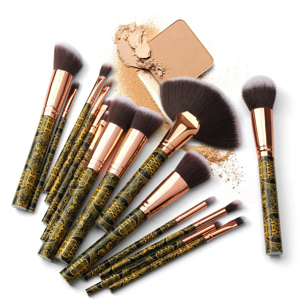 15pcs Professional Makeup Brushes Set Kit Foundation Blush Lip Eyeliner Eye Shadow Face Powder Brush Set For Cosmetic
15pcs Professional Makeup Brushes Set Kit Foundation Blush Lip Eyeliner Eye Shadow Face Powder Brush Set For Cosmetic