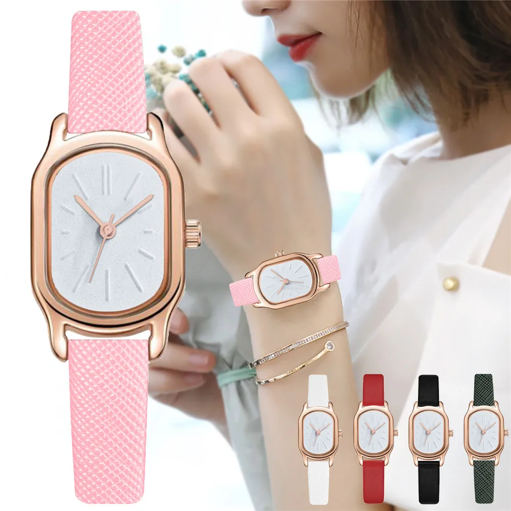 Elegant Rectangle Women Watches Rose Gold Vintage Leather Strap Female Wristwatch Clock Gift Zegarek Damski 
Elegant Rectangle Women Watches Rose Gold Vintage Leather Strap Female Wristwatch Clock Gift Zegarek Damski