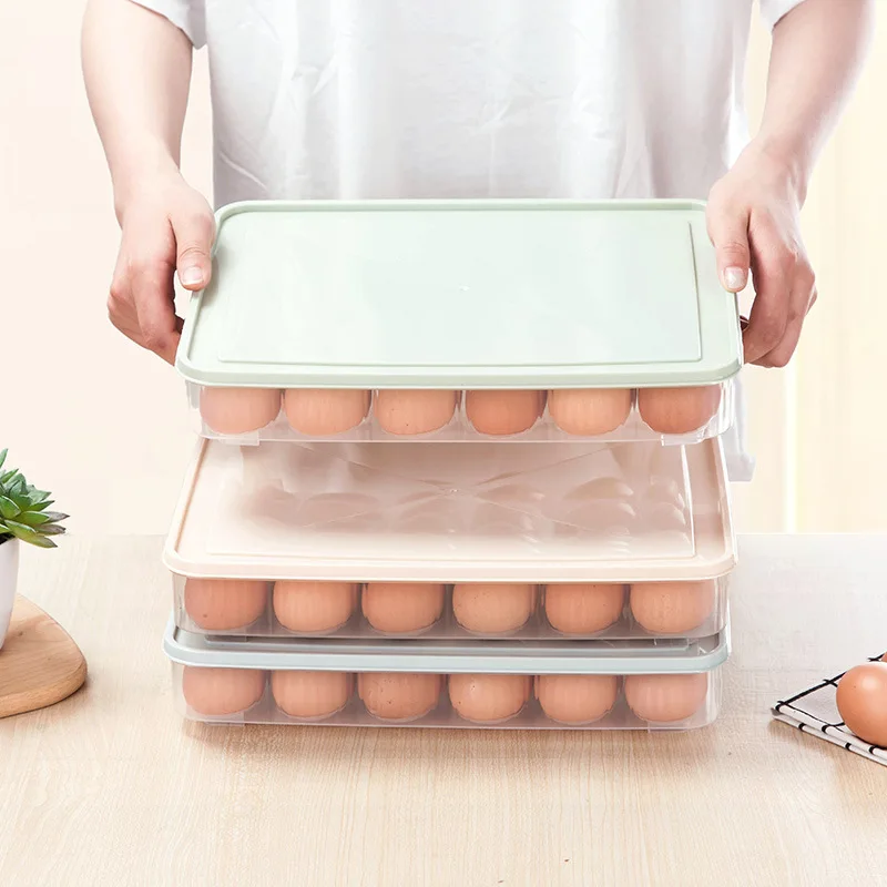 Кухонный Контейнер для хранения яиц из пищевого материала 24 яичницы
