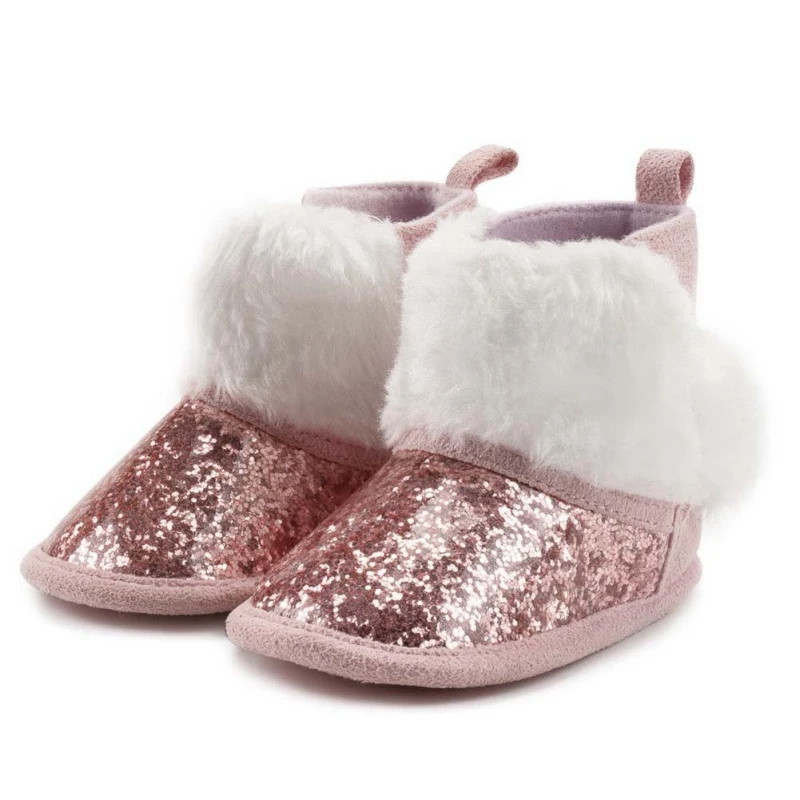 Winter Warm Sparkling Baby Girl Boy Plus Velvet PU Mid-Calf Boots Infant Soft Sole Leather Stitching Toddler Kid Footwear
Winter Warm Sparkling Baby Girl Boy Plus Velvet PU Mid-Calf Boots Infant Soft Sole Leather Stitching Toddler Kid Footwear