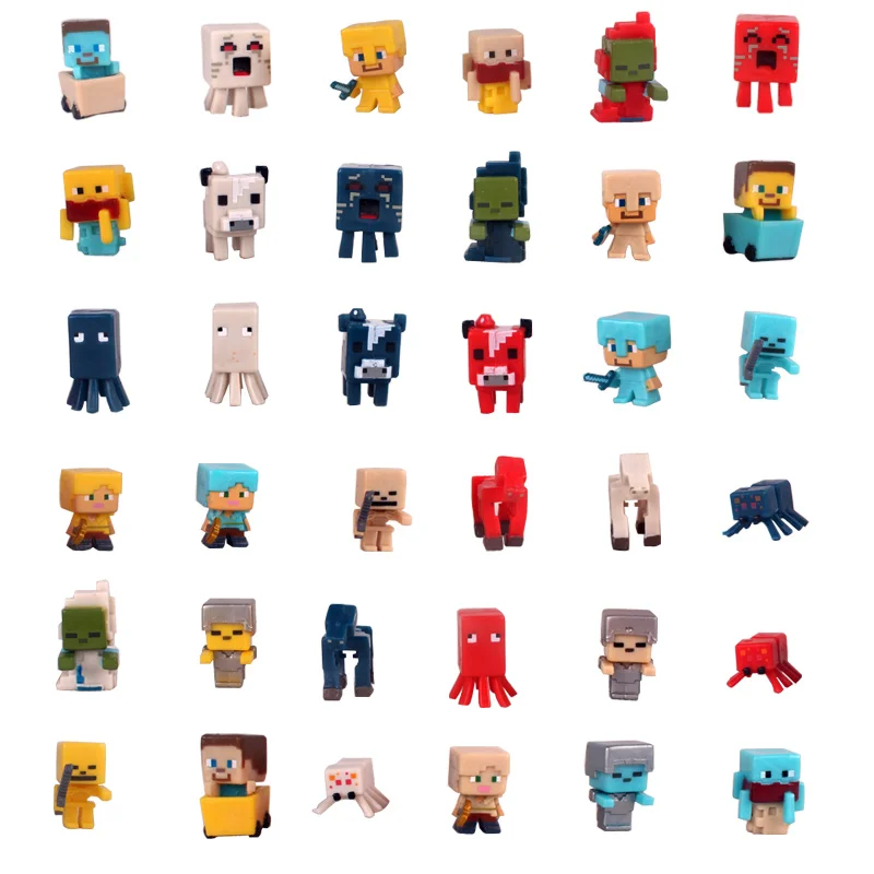36pcs Compatible MinecraftINGLys Action Figure My World Dolls Steve Model Kit Building Blocks Toys for Boys Gift Kids Child Kit
36pcs Compatible MinecraftINGLys Action Figure My World Dolls Steve Model Kit Building Blocks Toys for Boys Gift Kids Child Kit