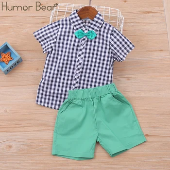 Humor Bear2020 New Boy Clothing Sets Children Clothes Plaid Bow Design T-shirt+ Shorts 2PCS Sets Boys New Baby Kids Clothes
Humor Bear2020 New Boy Clothing Sets Children Clothes Plaid Bow Design T-shirt+ Shorts 2PCS Sets Boys New Baby Kids Clothes