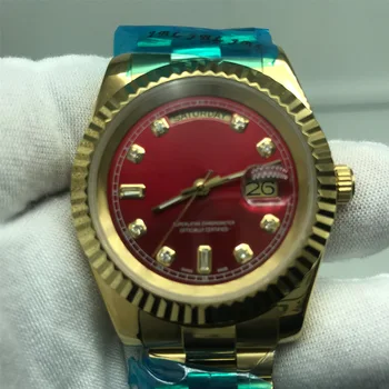 Luxury brand Day Date New Watch Men Daydate Sapphire Glass Golden White Watch Crown Automatic President Watches Orologio
Luxury brand Day Date New Watch Men Daydate Sapphire Glass Golden White Watch Crown Automatic President Watches Orologio