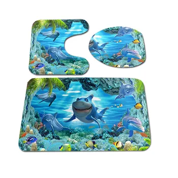 Fashion 3 pcs/set U-shapeToilet Mat Non-slip Bathroom Mat Printing Home Absorbent Rug Floor Non-slip Mat Bedroom Ktchen Carpet
Fashion 3 pcs/set U-shapeToilet Mat Non-slip Bathroom Mat Printing Home Absorbent Rug Floor Non-slip Mat Bedroom Ktchen Carpet