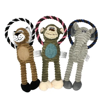 Dog Chew Toys Plush Animals Squeaky Dog Toys For Small Medium Dogs Interactive Playing Making Fun- Monkey/ Elephant /Lion 3Pcs
Dog Chew Toys Plush Animals Squeaky Dog Toys For Small Medium Dogs Interactive Playing Making Fun- Monkey/ Elephant /Lion 3Pcs