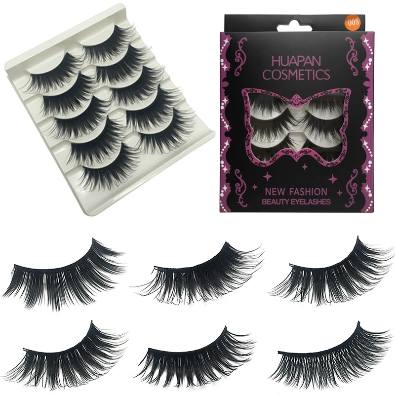 5Pairs/box Natural False Eyelashes Long Makeup Thick Messy Fake Lashes Extension Reusable Dating Party Stage Show Eyelash Beauty
5Pairs/box Natural False Eyelashes Long Makeup Thick Messy Fake Lashes Extension Reusable Dating Party Stage Show Eyelash Beauty
