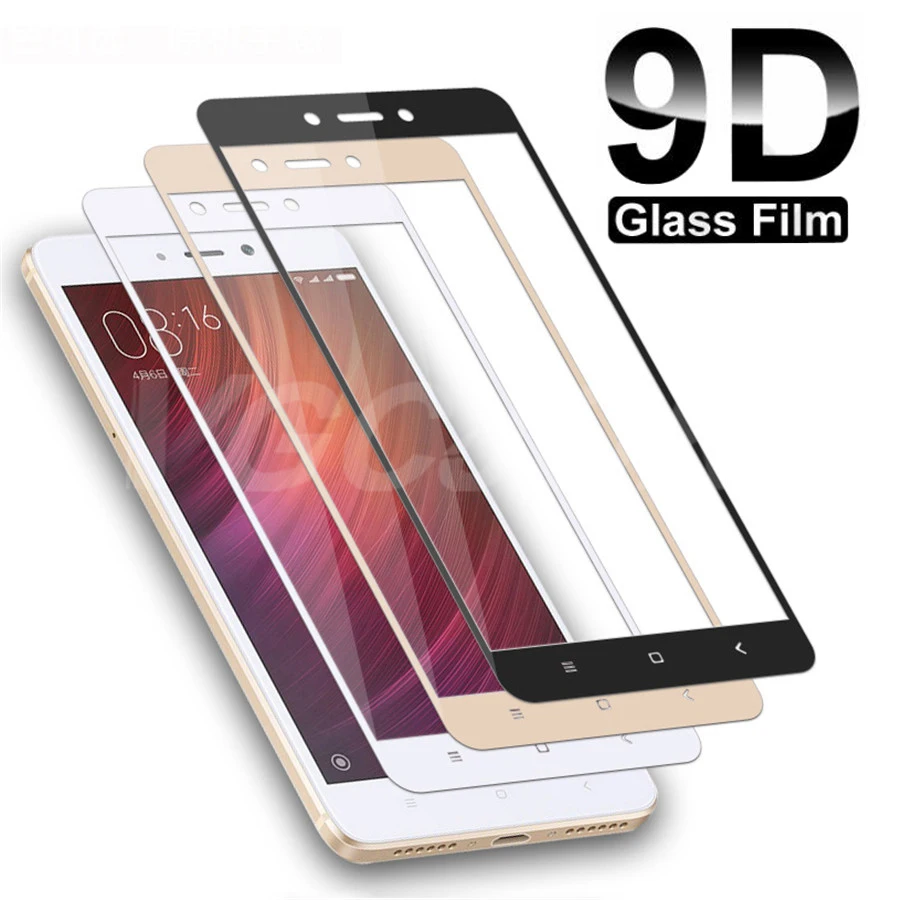 Фото Защитное стекло 9D с полным покрытием для Xiaomi Redmi Note 4 4X 5A Pro - купить