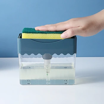 Soap Pump Dispenser with Sponge Holder Toilet Washing Bathroom Hand Push ABS Soap Organizer Cleaning Liquid Dispenser Container
Soap Pump Dispenser with Sponge Holder Toilet Washing Bathroom Hand Push ABS Soap Organizer Cleaning Liquid Dispenser Container