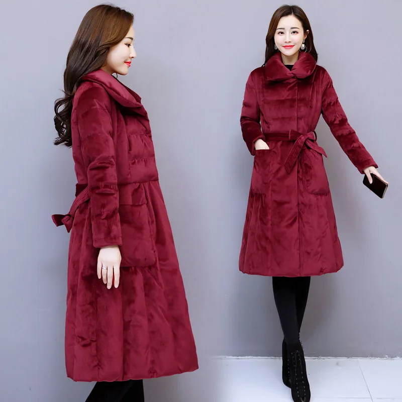 2019 Winter Solid Color Fashion Simple Slim Fit Pocket Mid-length Corset Cotton-padded Clothes QMYYS1871
2019 Winter Solid Color Fashion Simple Slim Fit Pocket Mid-length Corset Cotton-padded Clothes QMYYS1871