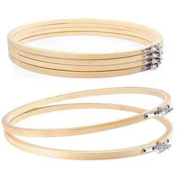 6 Pieces 10 Inch Embroidery Hoops Wooden Round Adjustable Bamboo Circle Cross Stitch Hoop Ring Bulk Wholesale for Art Craft Hand 
6 Pieces 10 Inch Embroidery Hoops Wooden Round Adjustable Bamboo Circle Cross Stitch Hoop Ring Bulk Wholesale for Art Craft Hand