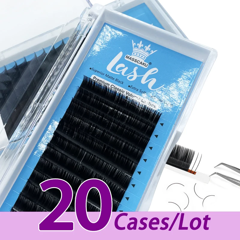 20case/lot MASSCAKU sell 8-20mm classic eyelash extension private label eyelash extensions accept custom eyelash extensions 
20case/lot MASSCAKU sell 8-20mm classic eyelash extension private label eyelash extensions accept custom eyelash extensions
