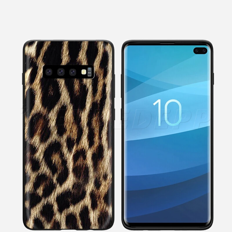 Webbedepp модная одежда для девочек с леопардовым принтом чехол Samsung Галактики S7 S8 S9 S10