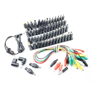 69 Pcs Laptop DC Power Supply Adapter Connector Plug AC DC Conversion Head Jack Charger Connectors Laptop Power Adapter