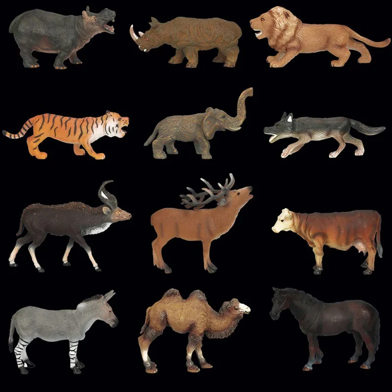 Cross Border for Animal Model Toy Plastic Wild Animal Lion Camel African Rhino Model
Cross Border for Animal Model Toy Plastic Wild Animal Lion Camel African Rhino Model
