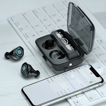 TWS Bluetooth 5.1 Headset Portable Stereo Wireless Touch Control 4000mAh Charging Box Earbuds Earphone For Huawei Iphone Xiaomi
TWS Bluetooth 5.1 Headset Portable Stereo Wireless Touch Control 4000mAh Charging Box Earbuds Earphone For Huawei Iphone Xiaomi