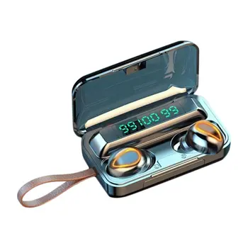 F9-5 Wireless 5.0 Headset Wireless Stereo Earbuds Headphones with Charging Box HiFi Music for All Smart Phones
F9-5 Wireless 5.0 Headset Wireless Stereo Earbuds Headphones with Charging Box HiFi Music for All Smart Phones