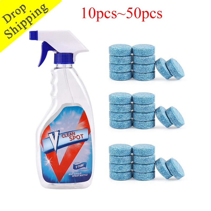 50/20/10Pcs Multifunctional Effervescent Spray Concentrate Cleaner Clean Spot Toilet Home Cleaning Tool Car Washer Tablet
50/20/10Pcs Multifunctional Effervescent Spray Concentrate Cleaner Clean Spot Toilet Home Cleaning Tool Car Washer Tablet