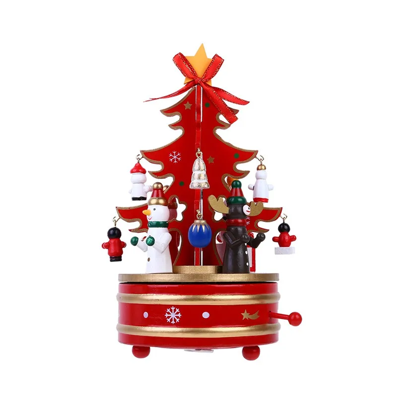 christmas tree xmas toy gift christmas tree rotating music box