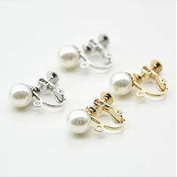 10pcs Screw Earrings Clasp Base Pearl Clip on Earrings Non Piercing No-Pierced Ear Setting Accessories For DIY Jewelry Making
10pcs Screw Earrings Clasp Base Pearl Clip on Earrings Non Piercing No-Pierced Ear Setting Accessories For DIY Jewelry Making