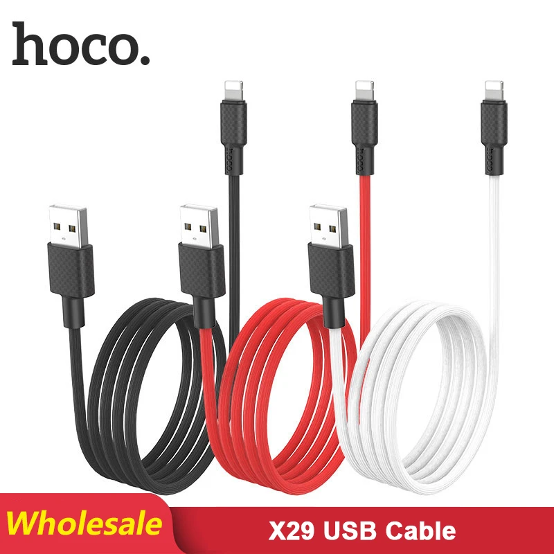 Кабель USB HOCO X29 33 шт./лот оптовая продажа 1 м кабель Type C для iPhone Micro Samsung оптовые
