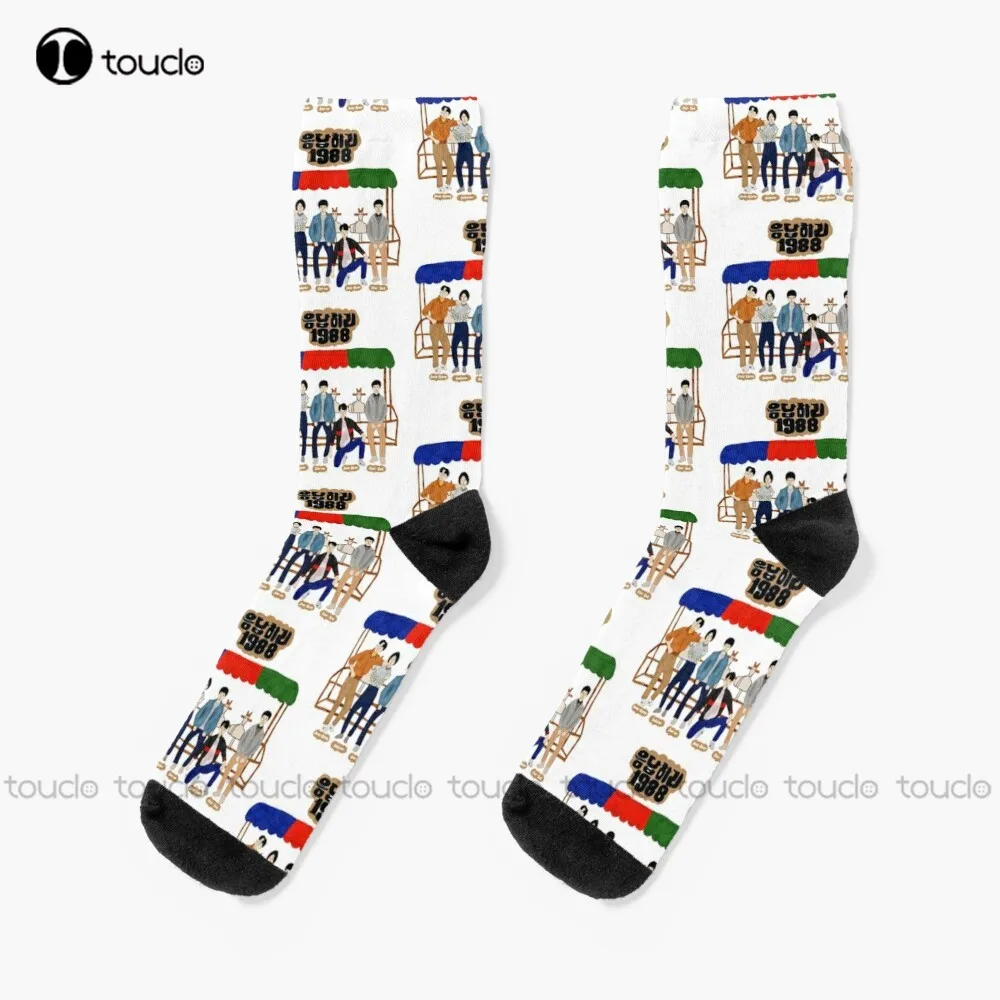 

Reply 1988 Ssamundong Squad Socks Halloween Socks Men Unisex Adult Teen Youth Socks Personalized Custom 360° Digital Print